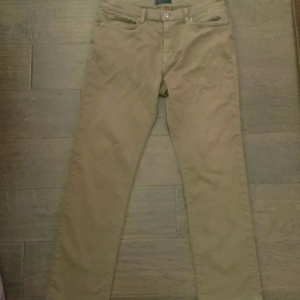 J Brand stretch olive green jeans. Excellent condition! 12